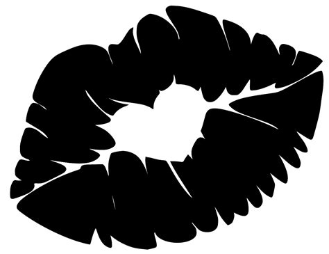 svg alluring lips valentine kiss free svg image and icon svg silh