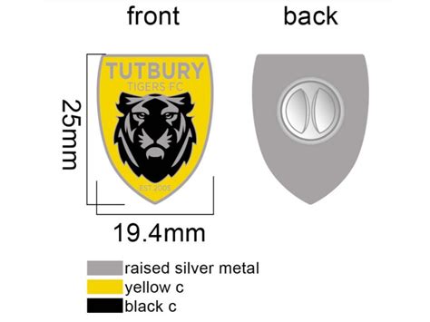 Tutbury Tigers Fc Non League Football Pin Badge Ebay