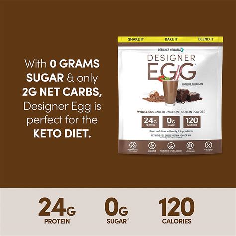 Designer Wellness Designer Egg Natural Egg Yolk And White Protein