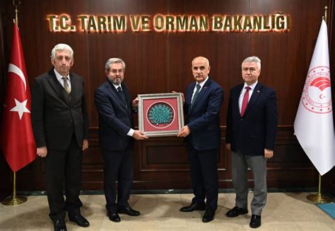 Tar M Ve Orman Bakan Prof Dr Vahit Kiri Ciye Hay Rl Olsun Ziyareti