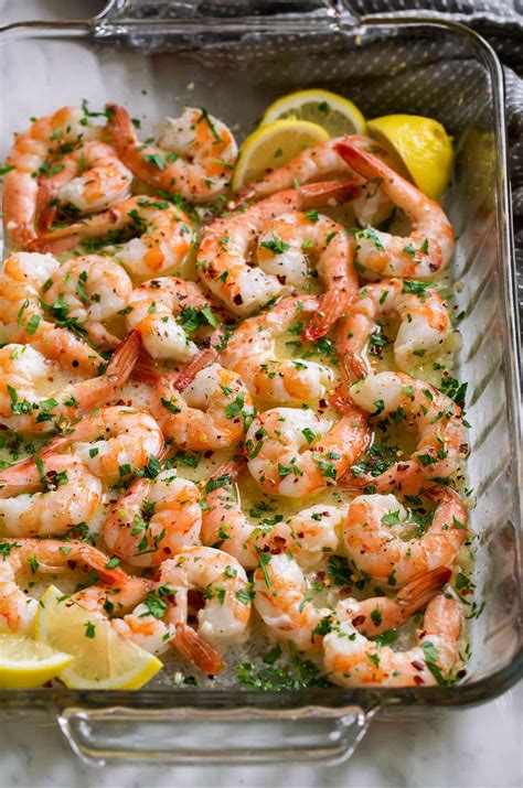 Baked Shrimp With Garlic Lemon Butter Sauce Cooking Classy