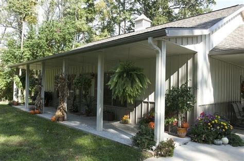 Superb Metal Building Home W Carport And Porch Pictures Metal