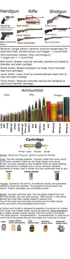 Rifle Caliber Size Comparison Chart