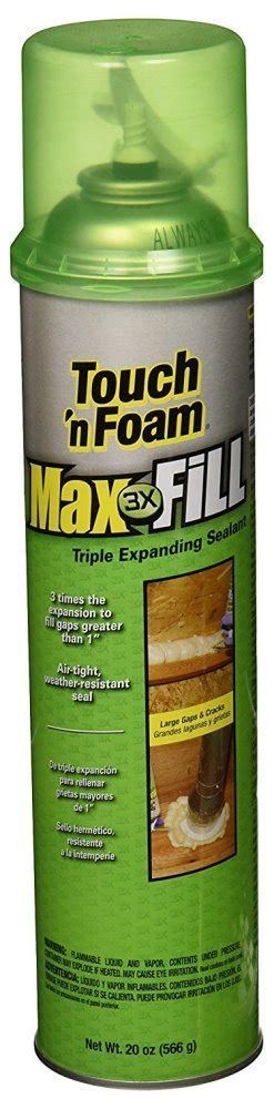 Dap 7565020012 Touchn Foam Maxfill Triple Expanding Sealant Tan 20 Oz