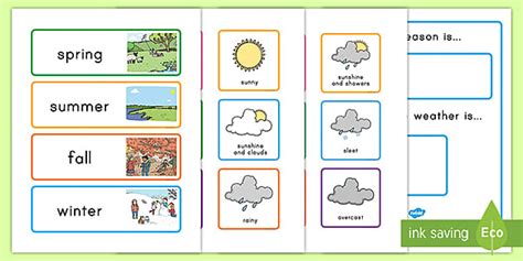 Printable Weather Chart For Kindergarten Twinkl Usa