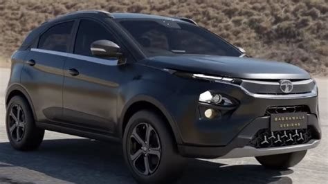 2023 Tata Nexon Dark Edition Facelift What Itll Look Like Car Blog