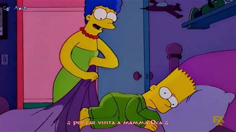 [i Simpson] Marge Bart Simpson Tuck In Time Sub Ita Youtube
