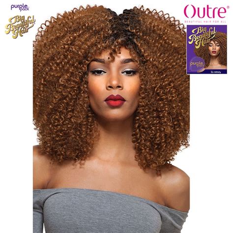 Outre Purple Pack Big Beautiful Hair 1 Pack Solution Human Hair Blend