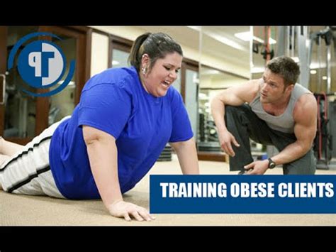 Exercisers keep on argueing over which is better for fat consuming. Training Obese Clients - YouTube