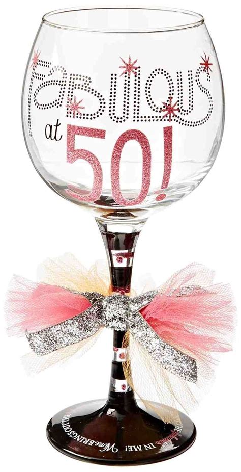 50th Birthday Wine Glasses Birthday Champagne 50th Flute Personalised