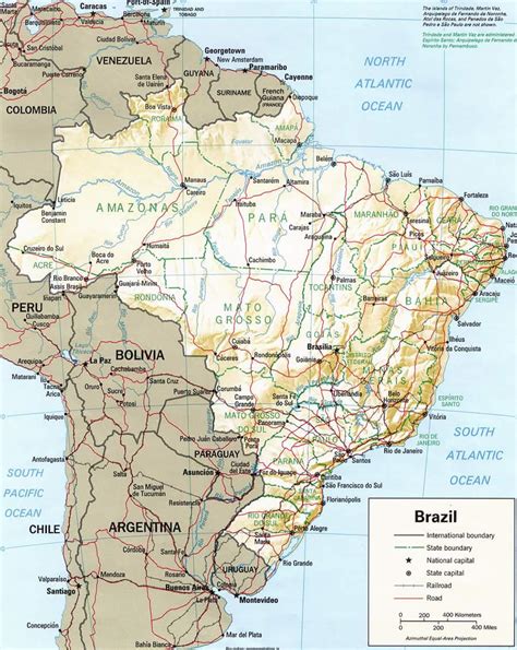 Maps Of Brazil Map Library Maps Of The World