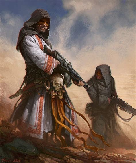 Robed Cultists By Anvil Industries Warhammer 40k Artwork Fallout