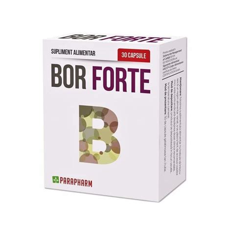 Bor Forte 30 Capsule Parapharm Farmacia Tei Online