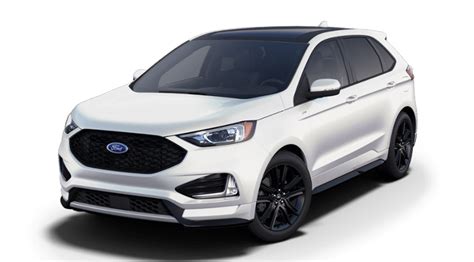 2020 Ford Edge St Line Star White 20l Ecoboost® Engine Avalon Ford