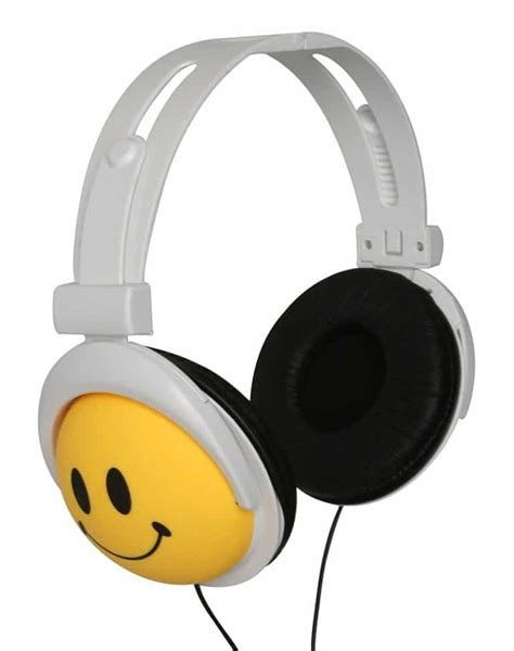 Smiley Emoji Headphones Emoji Galore