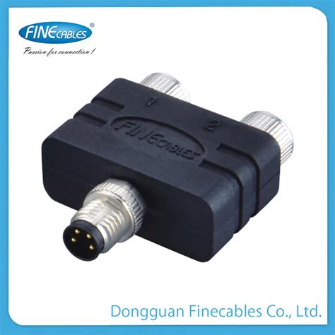 Watertight Ip67 For M8 Y Splitter With Male To 2 Female Fix Screw