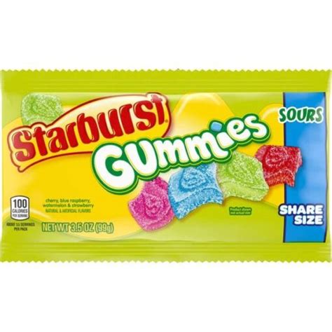 Starburst Gummies Sour Ks 99g Sweetsworld Chocolate Shop