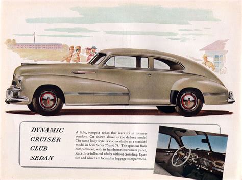 1942 Olds Car Brochure Oldsmobile Car Art Cruisers Sedan Detective