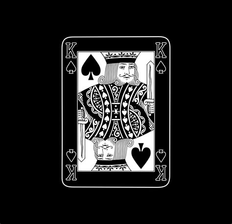 King Of Spades Svg Silhouette Cricut Clipart Digital Download