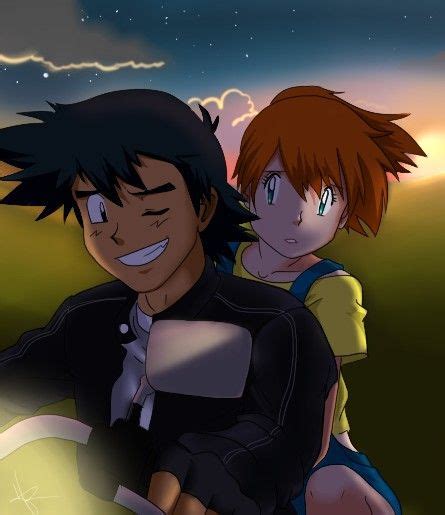 Ash And Misty By Holly Ludeviantart Ash And Misty Pokemon Ash