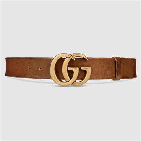 Gucci Leather Belt With Double G Buckle Gucci Web Belt Gucci Leather