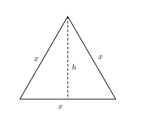 Formula Da Area Do Triangulo Equilatero