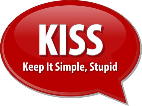 Geschichte Spitzname Blitz Kiss Keep It Simple Stupid Verwirrt