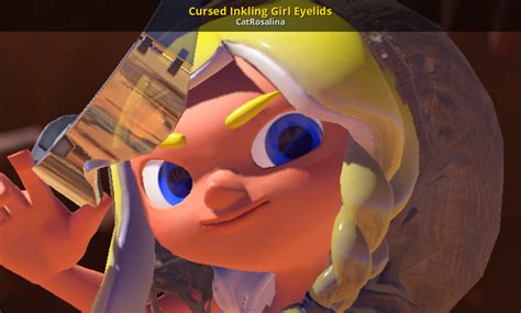 Cursed Inkling Girl Eyelids [splatoon 3] [mods]