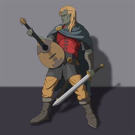 Artstation Aquatic Half Elf Bard