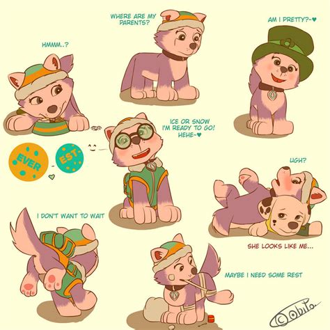 paw patrol everest personality by ao 2 nick on deviantart