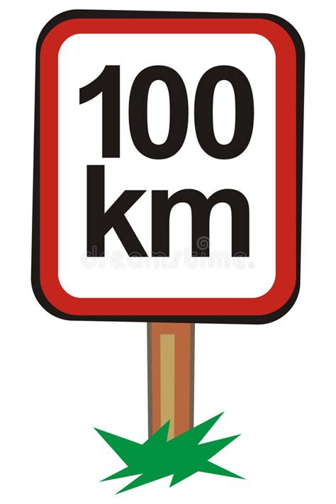 Hundred Kilometers Stock Vector Illustration Of Grass 3804894