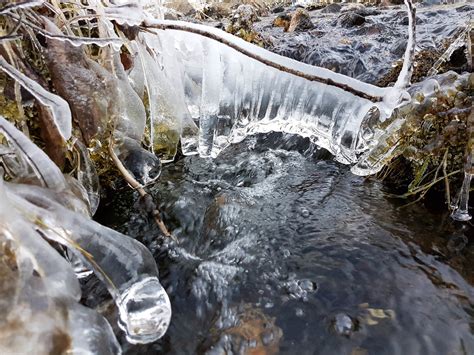 Ice Ice Forming Over A Small Stream Terje Lein Mathisen Flickr