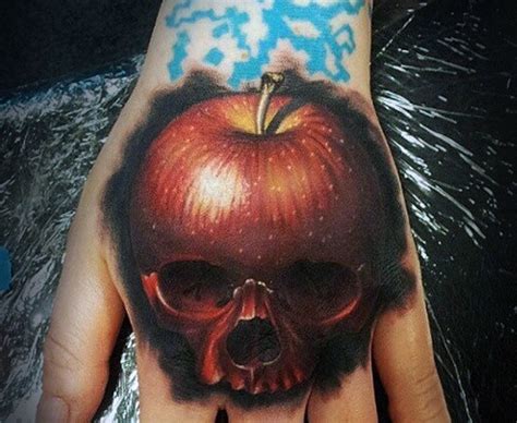 75 Apple Tattoo Designs For Men Bite Into Ink Ideas