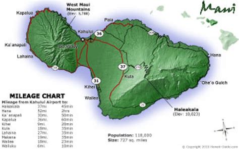 Maui Maps Updated Travel Map Packet Printable Road To Hana Map