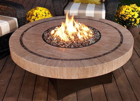 Fire burner accessories for fire pit tables with fireglass with propane or natural gas. Small Fire Pit Table | Fire Pit Design Ideas
