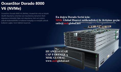 Huawei Oceanstor Dorado 8000 V6 Veri Depolama Sistemi Storage Msk Global