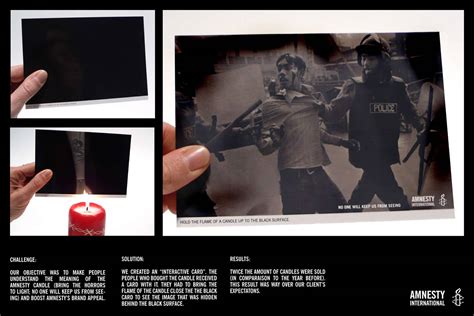 amnesty international candle ads of the world™ part of the clio network