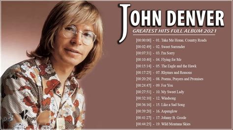 John Denver Greatest Hits Top 20 Best Songs Of John Denver John