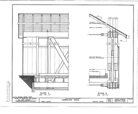 Measured Drawings 6 Data Pages 5 Covered Bridges Grant
