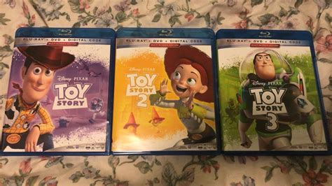 Toy Story 1 2 And 3 Blu Ray Dvd Combo Pack Unboxing Lil Joshie