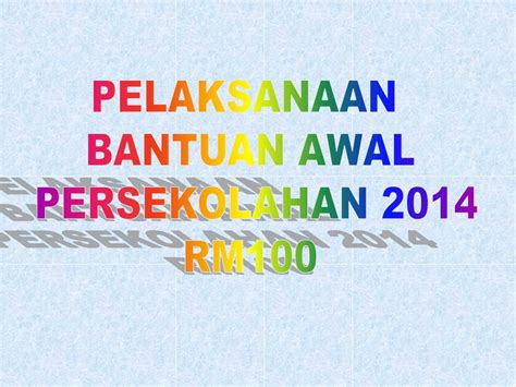 Borang bantuan rm100 wan bulu lampiran b senarai akuan penerimaan penolakan bantuan khas awal persekolahan 1malaysia tahun 2014 (disediakan oleh pihak sekolah dan dikemukakan kepada jpn ppd selewat lewatnya pada 16 mac 2014 ) kod sekolah : MOshims: Borang D Akuan Penerimaan Bantuan Awal ...