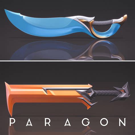Artstation Paragon Minion Weapons