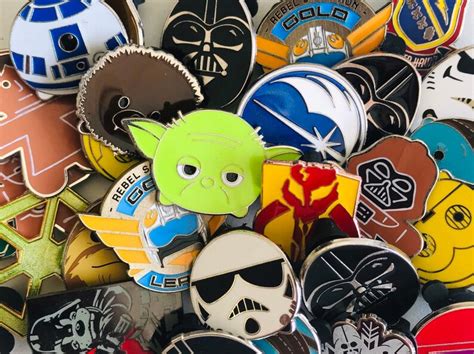 Star Wars Pins Disney Trading Pin Bundle Mystery 10 Etsy