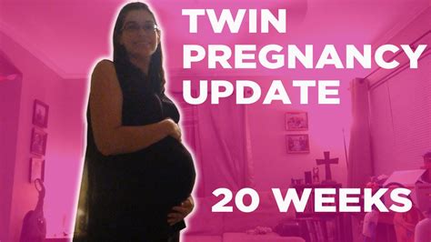 Twin Pregnancy Update 20 Weeks Youtube