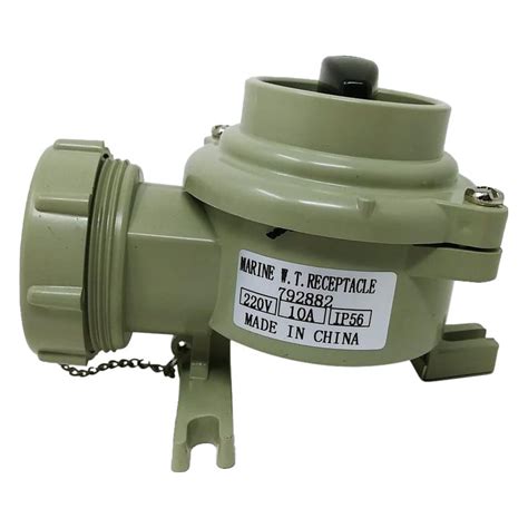 Receptacle Hna Synthetic Resin Watertight 3 Pin With Switch Ip56