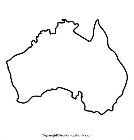 Blank Map Of Australia World Map Blank And Printable
