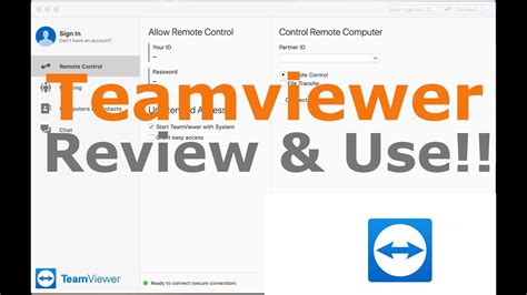 Teamviewer Remote Access How To Use And Review Youtube