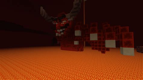Nether Improvement A Giant Demon In A Lake Of Lava Gearcraft