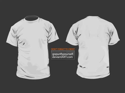T Shirt Vector Template V 20 Free Vector In Adobe