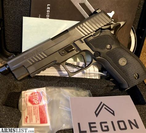 Armslist For Saletrade Sig Sauer P226 Legion Sao 9mm Threaded Barrel